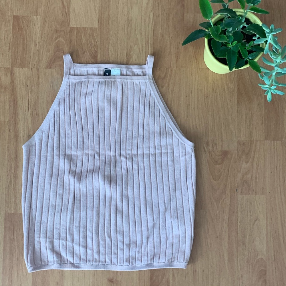 Baby pink halter neck